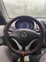 Direksiyon Kılıfı Alcantara Karbon Dikmeli Direksiyon Kılıf - Görsel 3